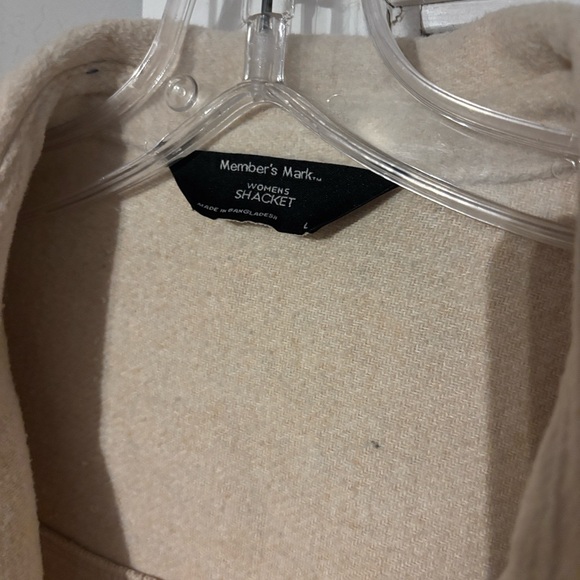 Cream Button-Up Shacket - Picture 2 of 5